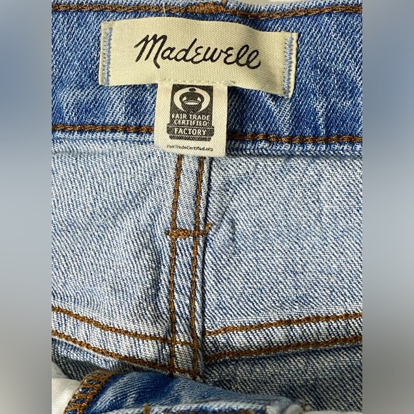 Madewell The Perfect Vintage Jean Stretch Raw Hem Size 27P - Picture 11 of 15